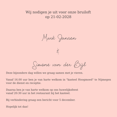 Kaart binnenkant