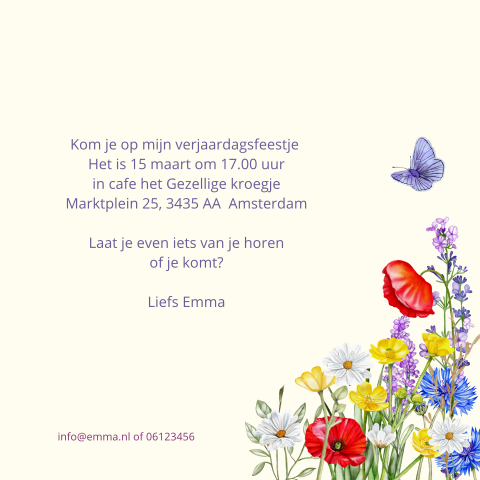 Kaart binnenkant