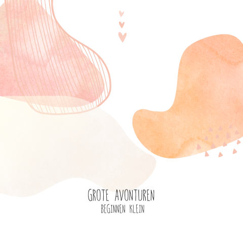 Wenskaart felicitatie geboorte dochter