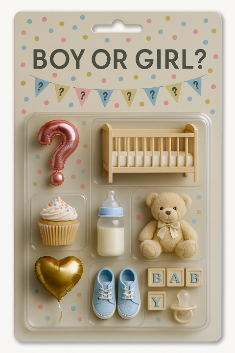 Gender Reveal Party Blister pack