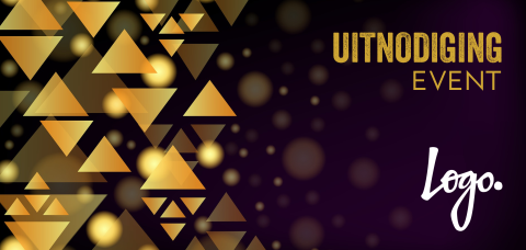 Langwerpige uitnodiging event