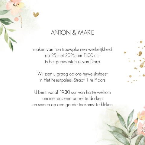 Kaart binnenkant