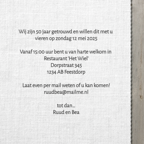 Kaart binnenkant
