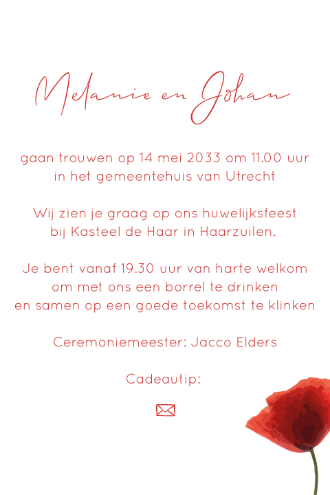 Kaart binnenkant