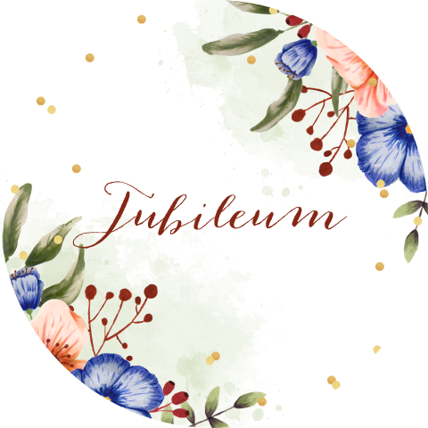 Sluitzegel met bloemen