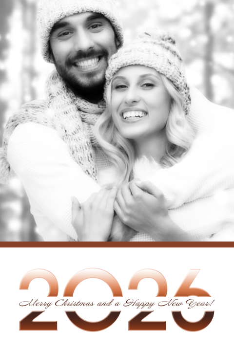 Kerstkaart foto koper 2026