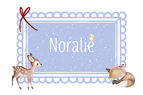 Geboortekaart met lieve dieren en ruffels