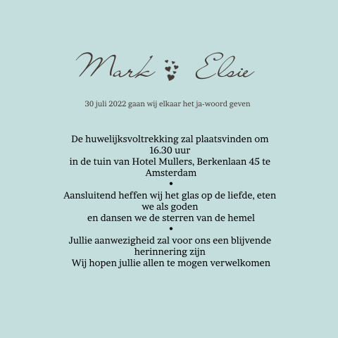 Kaart binnenkant