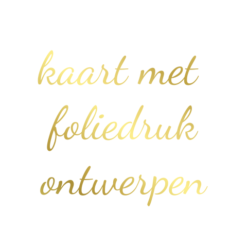 Vierkante Dubbele kaart met foliedruk ontwerpen