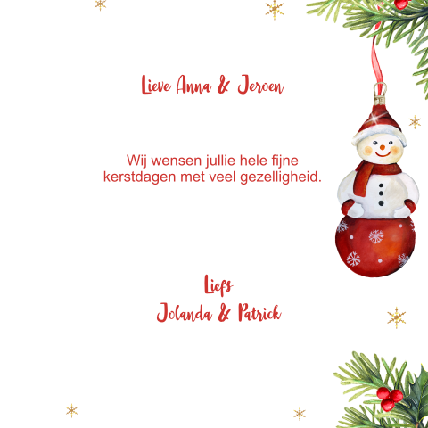 Kaart binnenkant