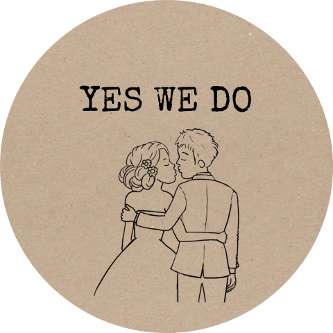 Sluitzegel met illustraties kraftlook