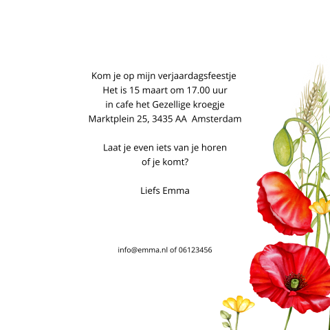 Kaart binnenkant