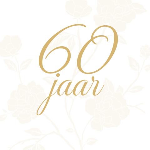 Uitnodiging vrouw verjaardag 60 jaar