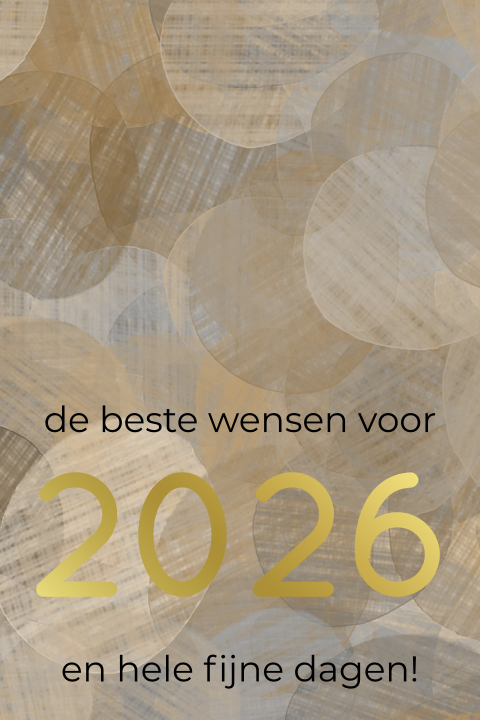 Luxe kerstkaart de beste wensen geografische print