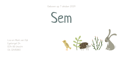 Kaart binnenkant