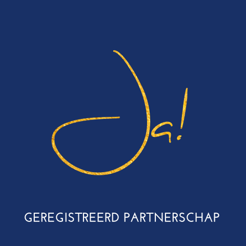 Uitnodiging Partnerschap nachtblauw