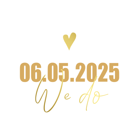 Vierkant labeltje voor trouwkaart met foliedruk