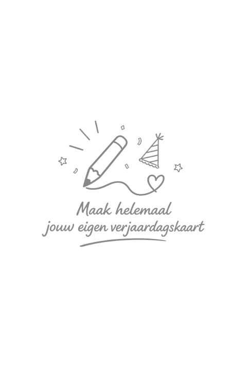 Enkele staande verjaardagskaart zelf ontwerpen