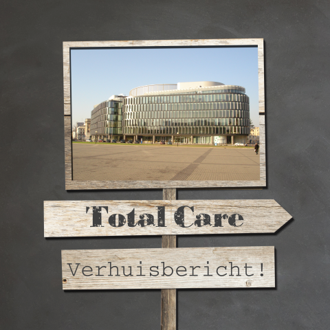 Zakelijk verhuiskaart voor een bedrijf of kantoor