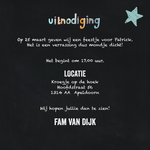 Kaart binnenkant