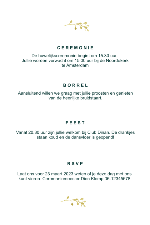 Kaart binnenkant