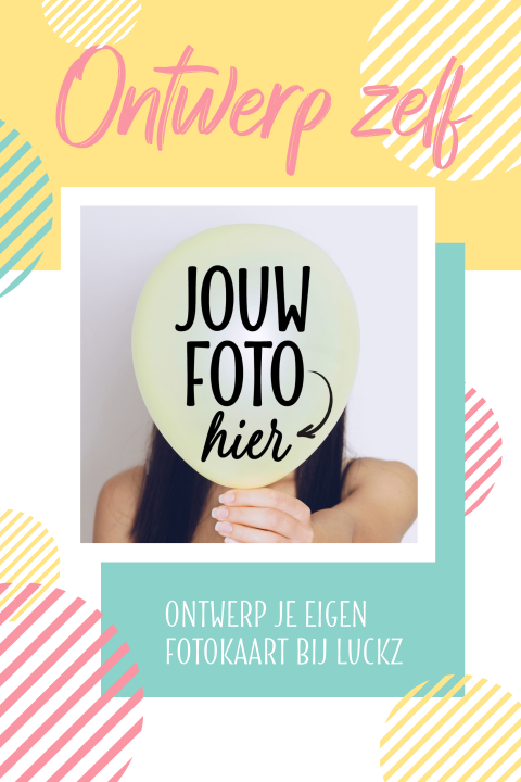 Vrolijke foto uitnodigingen maken en versturen