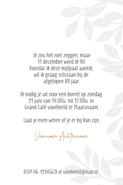 Kaart binnenkant
