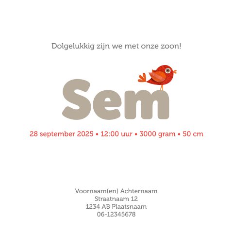 Kaart binnenkant