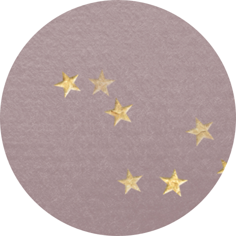 Roze sluitzegel stickers met kleine sterretjes