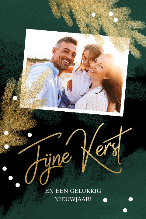 Hippe kerstkaarten met foto