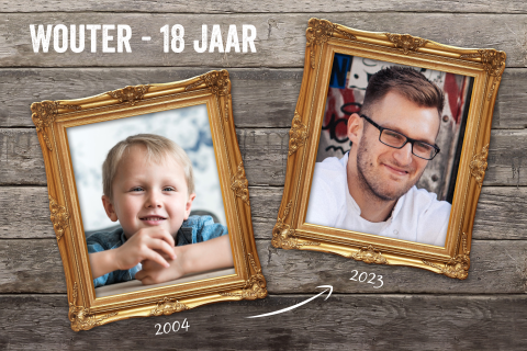 Verjaardag uitnodiging 18 jaar foto vroeger foto nu