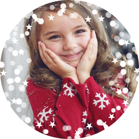 Sluitzegel stickers eigen foto confetti sterren