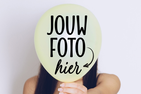 Fotokaart zelf ontwerpen liggend dubbel