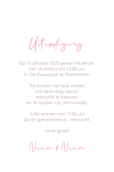 Kaart binnenkant