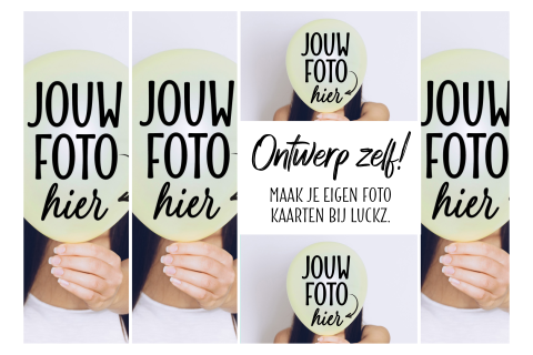 Fotokaart met 5 foto's collage