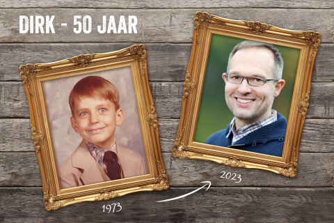 Verjaardag uitnodiging 50 jaar foto vroeger foto nu