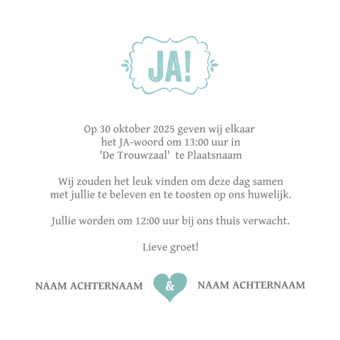 Kaart binnenkant