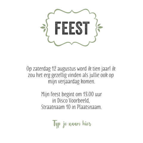 Kaart binnenkant