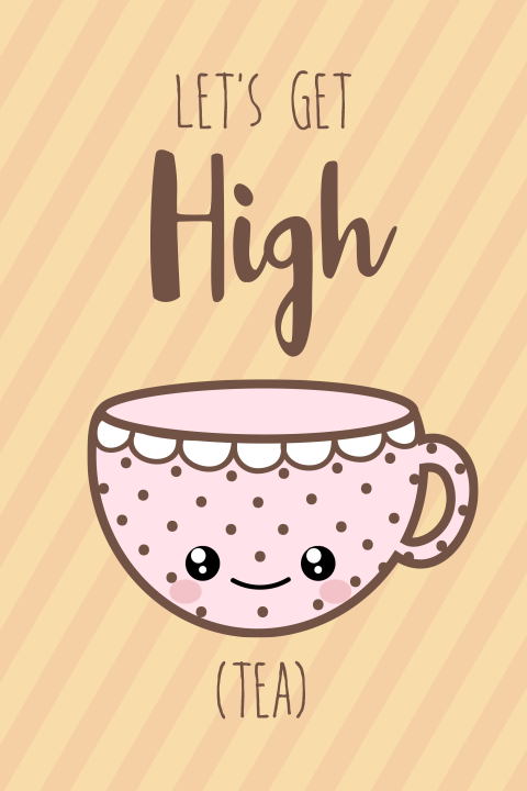 Grappige uitnodiging high tea