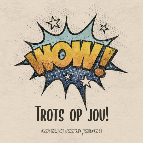Wow trots op jou kaart