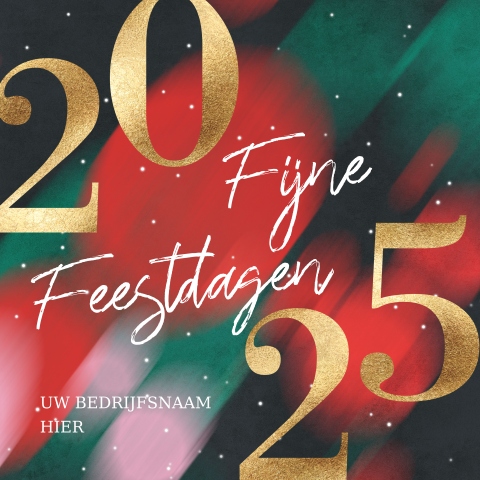 Moderne kerst nieuwjaarskaarten 2024 - 2025
