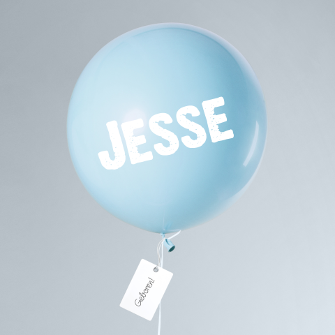 Geboortekaartje ballon jongen