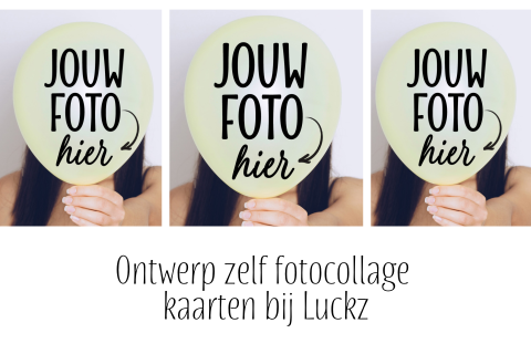 Zelf fotokaart maken met 3 foto's