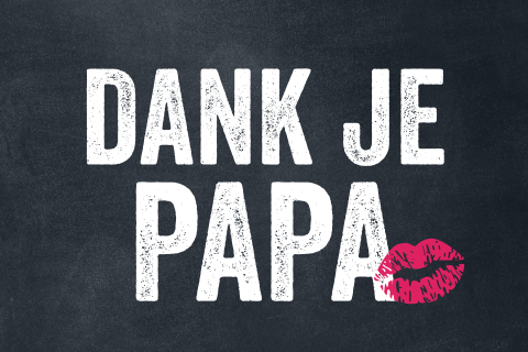 Dank je papa Vaderdag kaart