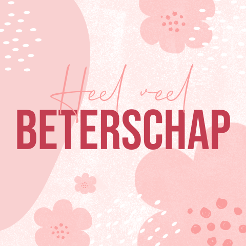 Beterschap kaart botanische bloemen roze Boho design
