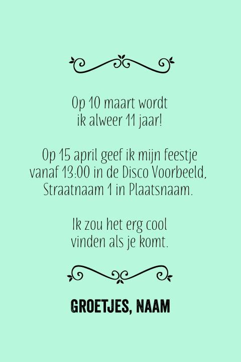 Kaart binnenkant