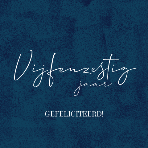 Chique verjaardagskaart met geschreven leeftijd