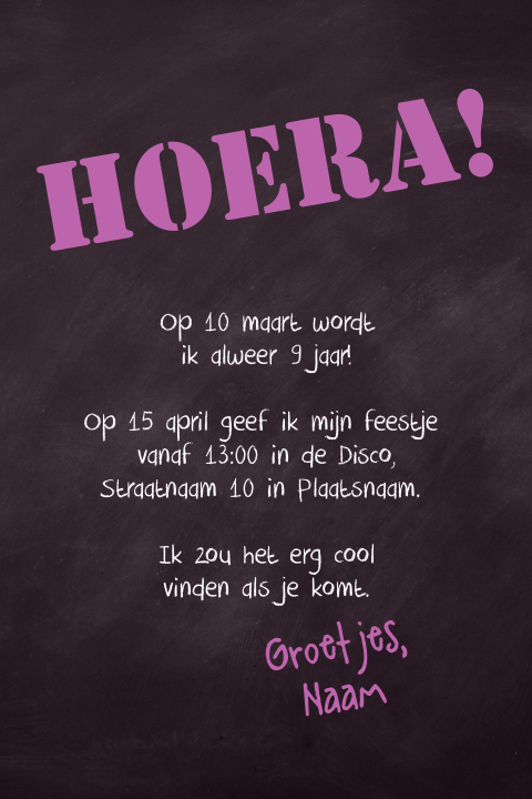 Kaart binnenkant