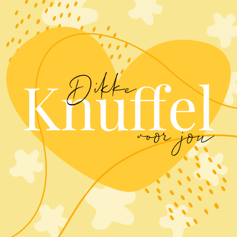 Dikke knuffel voor jou kaart Boho stijl hart en bloemen