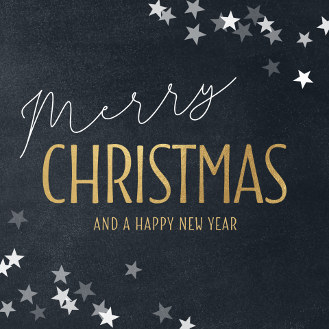 Zakeijke kerstkaarten bedrijf Merry Christmas